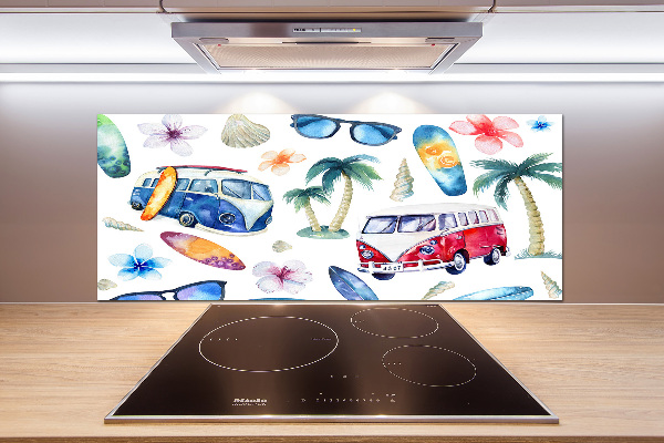 Panel do kuchni Symbole surfingu