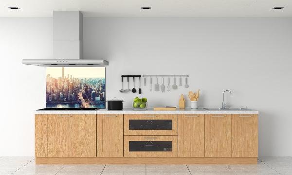 Panel lacobel Nowy Jork lot ptaka