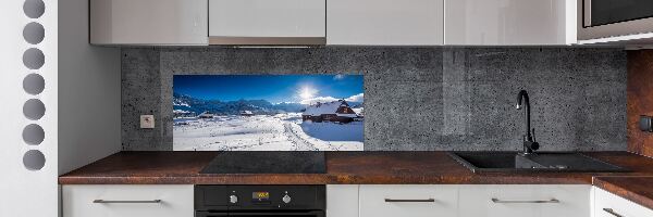 Keuken achterwand Tatragebergte weiden