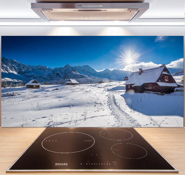 Keuken achterwand Tatragebergte weiden