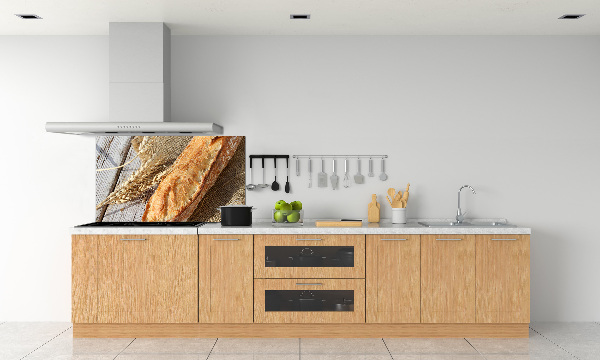 Glazen achterwand keuken Verse baguette