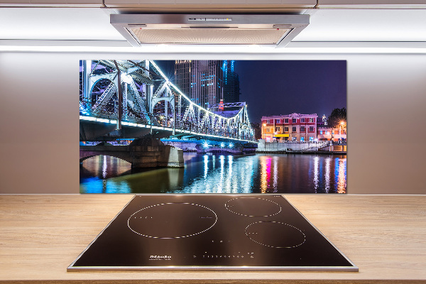 Panel do kuchni Szanghaj most