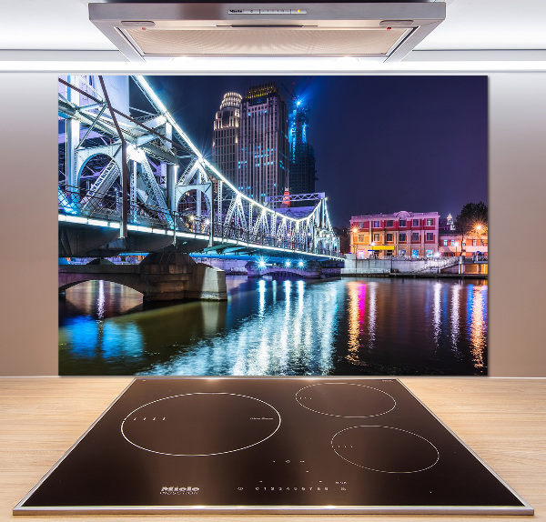 Panel do kuchni Szanghaj most