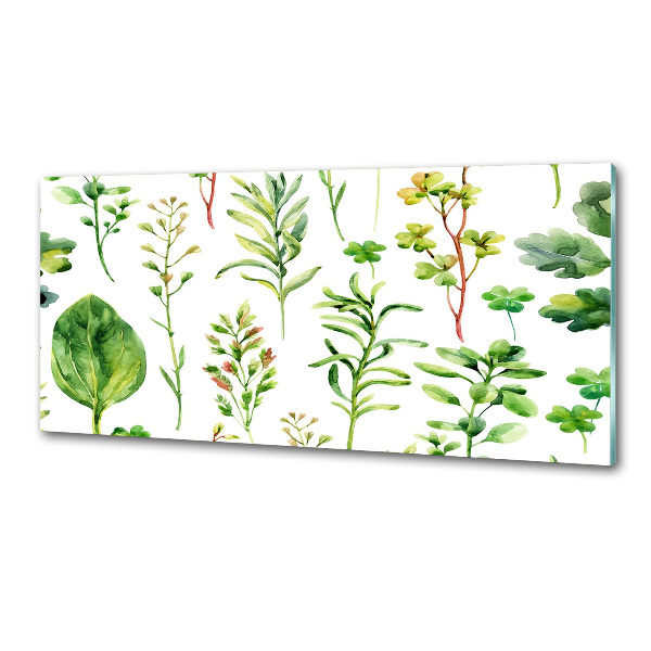 Achterwand keuken Kruiden en onkruid