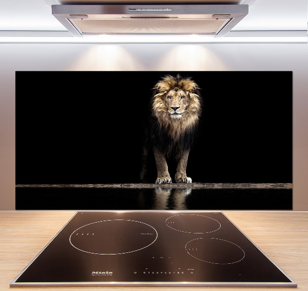 Keuken achterwand Portret van een leeuw