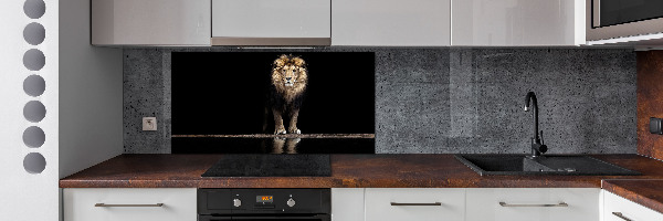 Keuken achterwand Portret van een leeuw