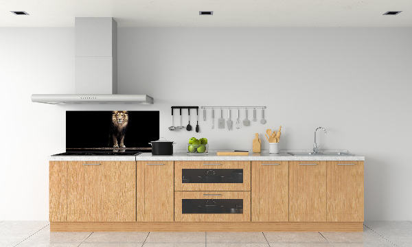 Keuken achterwand Portret van een leeuw