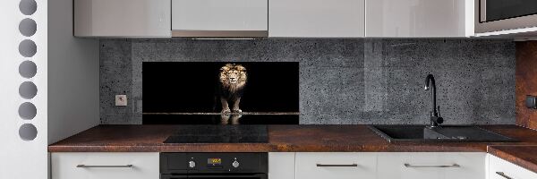 Keuken achterwand Portret van een leeuw