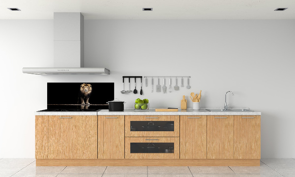 Keuken achterwand Portret van een leeuw