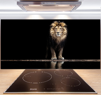 Keuken achterwand Portret van een leeuw