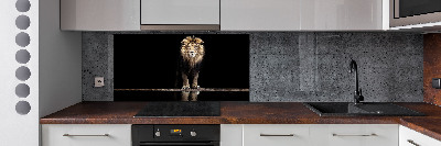 Keuken achterwand Portret van een leeuw