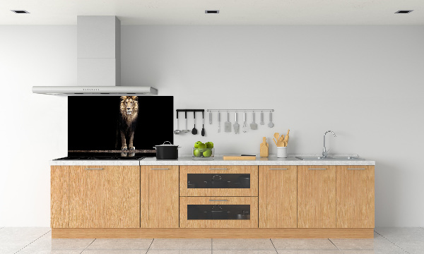 Keuken achterwand Portret van een leeuw