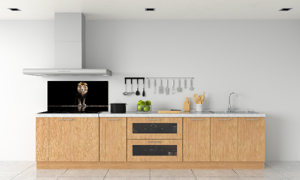 Keuken achterwand Portret van een leeuw