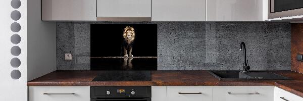 Keuken achterwand Portret van een leeuw