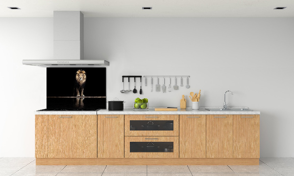 Keuken achterwand Portret van een leeuw