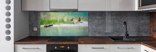 Panel do kuchni Kaczki nad wodą