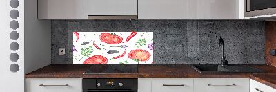 Achterwand keuken Tomaat en kruiden