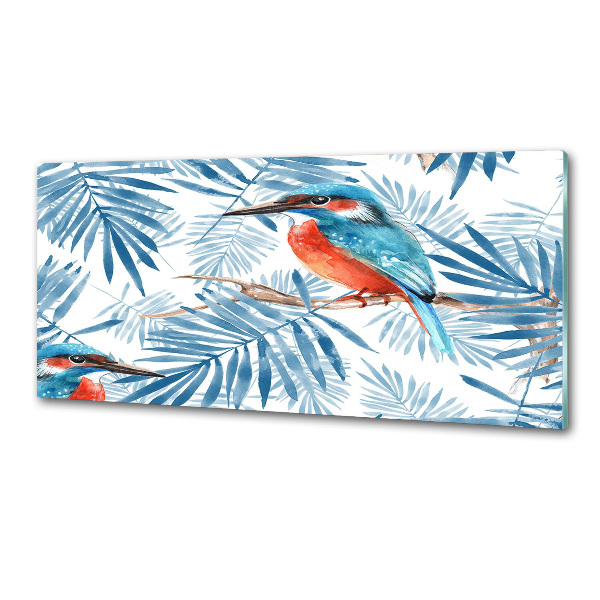 Achterwand keuken Planten en vogels