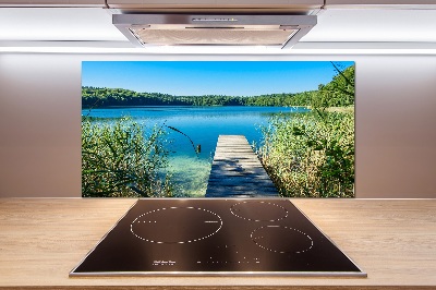 Keuken achterwand Steiger aan het meer