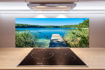 Keuken achterwand Steiger aan het meer