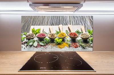 Panel do kuchni Kolorowe przyprawy