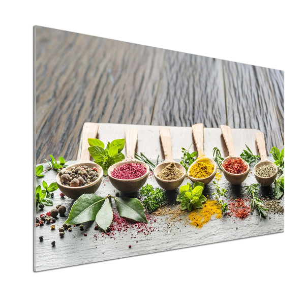 Panel do kuchni Kolorowe przyprawy
