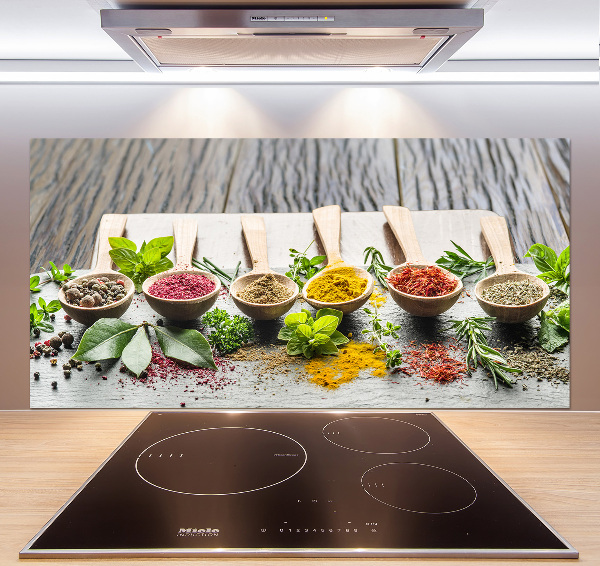 Panel do kuchni Kolorowe przyprawy