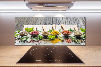 Panel do kuchni Kolorowe przyprawy