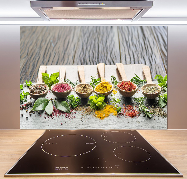 Panel do kuchni Kolorowe przyprawy