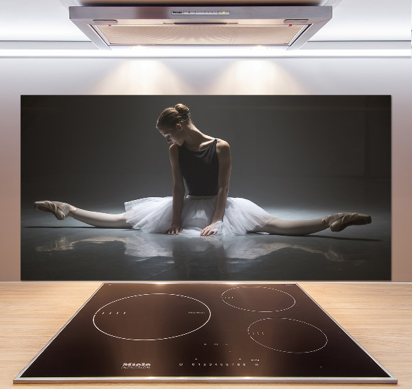 Glazen achterwand keuken Ballerina