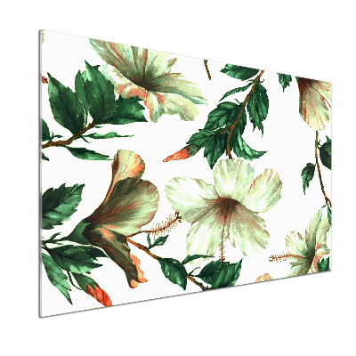 Panel do kuchni Kwiaty hibiskusa