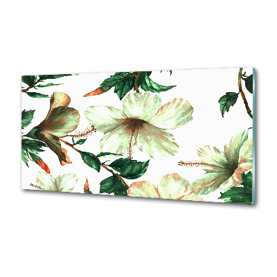 Panel do kuchni Kwiaty hibiskusa