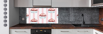 Spatscherm keuken Cupcakes