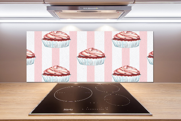 Spatscherm keuken Cupcakes