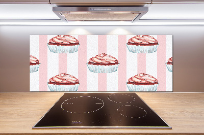 Spatscherm keuken Cupcakes