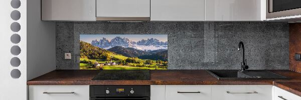 Keuken achterwand Panorama van de berg