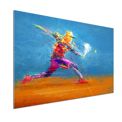 Achterwand keuken Tennisspeler