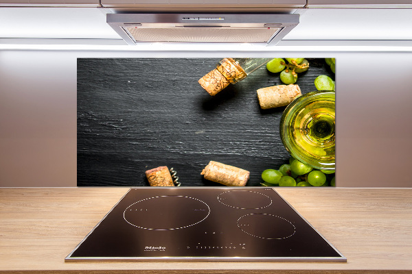 Panel do kuchni Białe wino i owoce