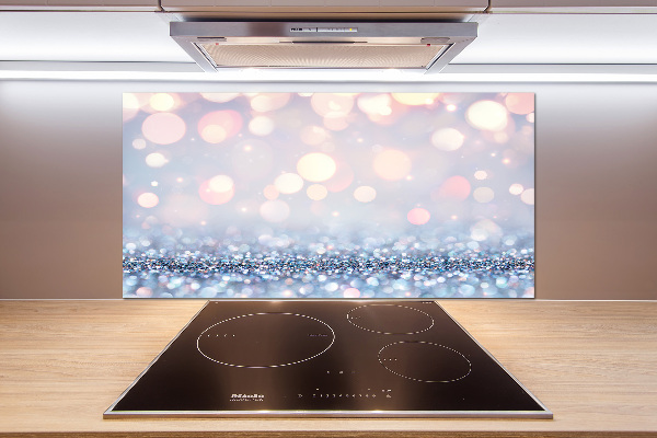 Spatplaat keuken Glanzende achtergrond