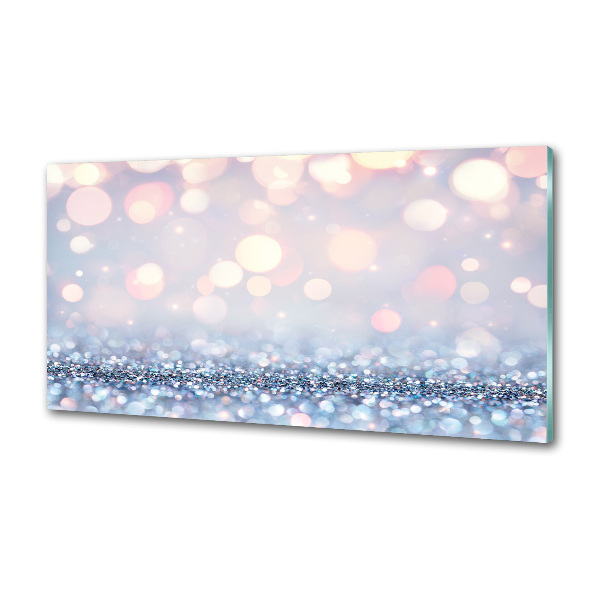 Spatplaat keuken Glanzende achtergrond