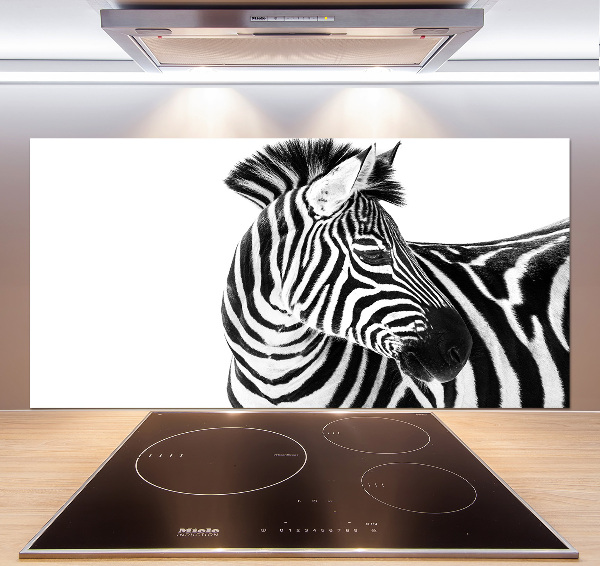 Panel do kuchni Zebra w śniegu