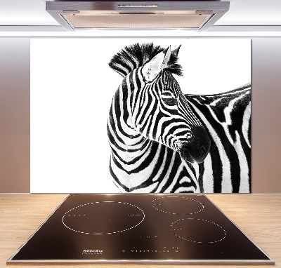Panel do kuchni Zebra w śniegu