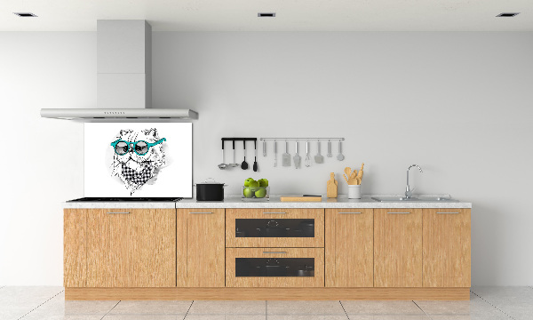 Panel do kuchni Kot w okularach