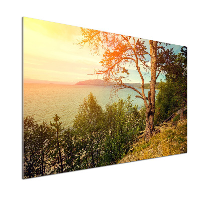 Panel lacobel Skandynawia jezioro