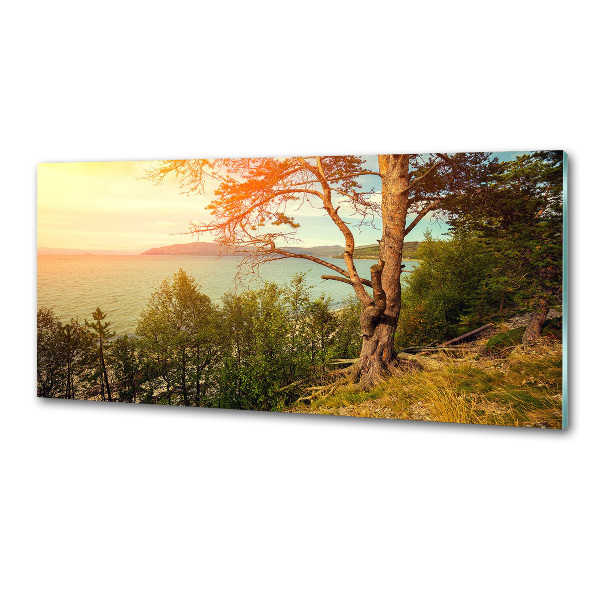 Panel lacobel Skandynawia jezioro