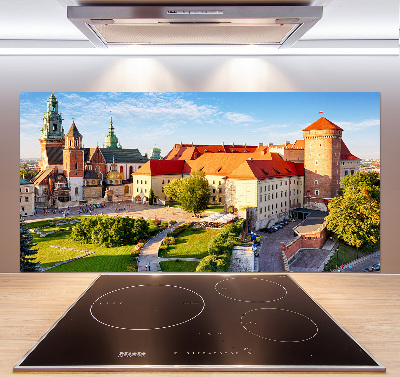 Glazen achterwand keuken Krakau, Polen
