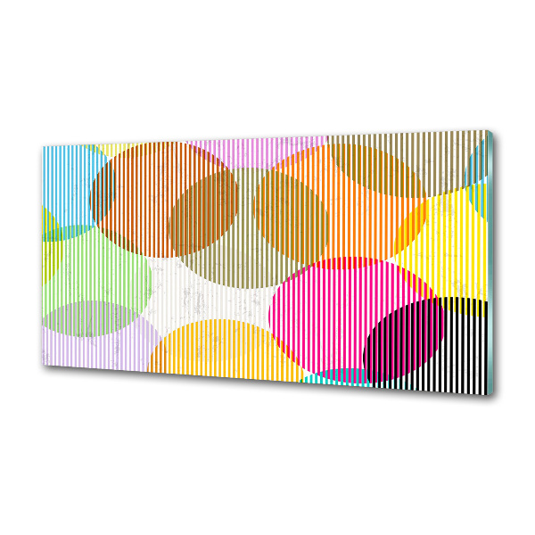 Spatscherm keuken Gekleurde cirkels