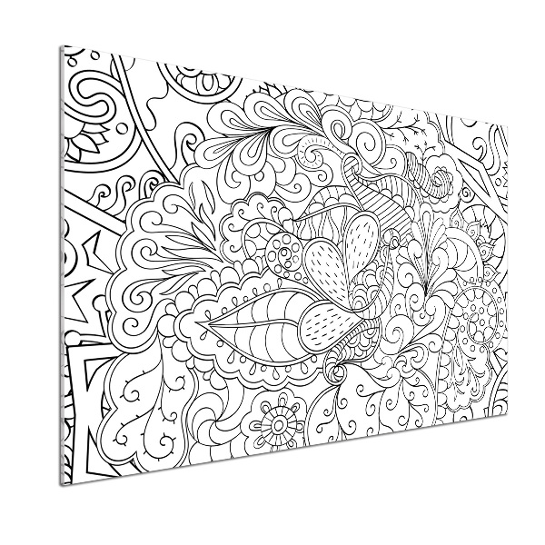 Spatplaat keuken Ornamenten