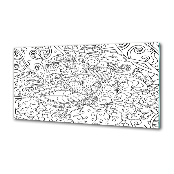 Panel między meble w kuchni Ornamenty