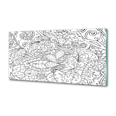 Spatplaat keuken Ornamenten